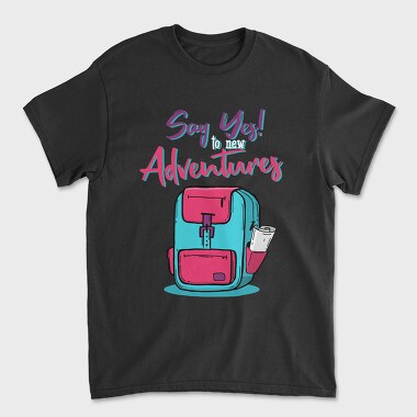 Say Yes Adventures, Tricou Barbati (Unisex)