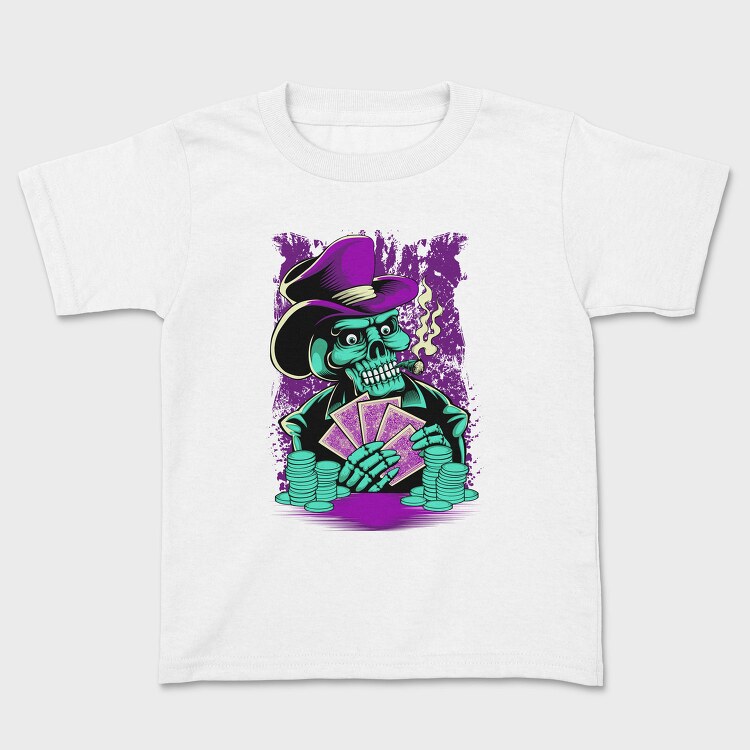 Skeleton Gambler, Tricou Copii