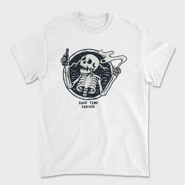 Skeleton Good Time Forever, Tricou Barbati (Unisex)
