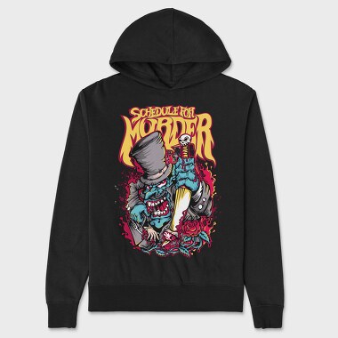 Skeleton Murder Fest, Hanorac Oversize Barbati (Unisex)