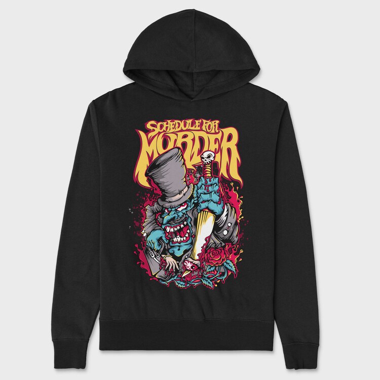 Skeleton Murder Fest, Hanorac Oversize Barbati (Unisex)