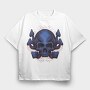 Skull Crossbones, Tricou Oversize Barbati (Unisex)