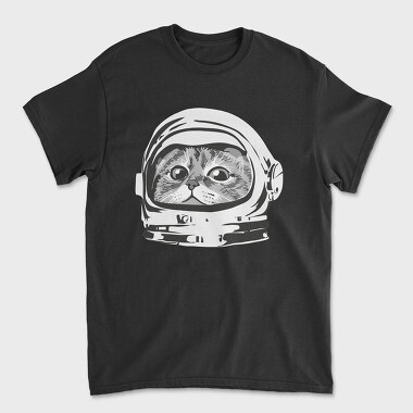 Space Cat Astronaut 1, Tricou Barbati (Unisex)