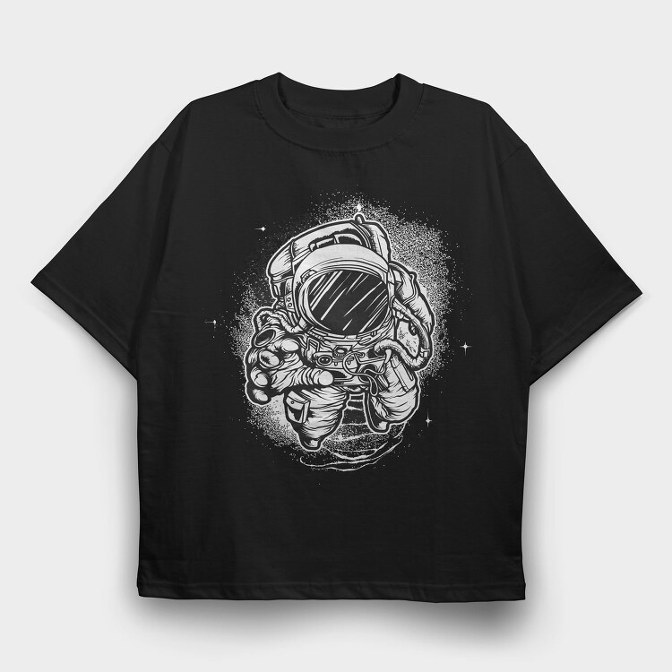 Space Explorer 2, Tricou Oversize Barbati (Unisex)