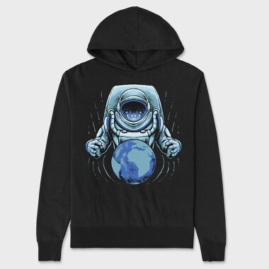 Space Explorer Earth, Hanorac Oversize Barbati (Unisex)