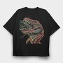 T Rex Roar 2, Tricou Oversize Barbati (Unisex)