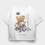 Teddy Bear Recovery, Tricou Oversize Barbati (Unisex)