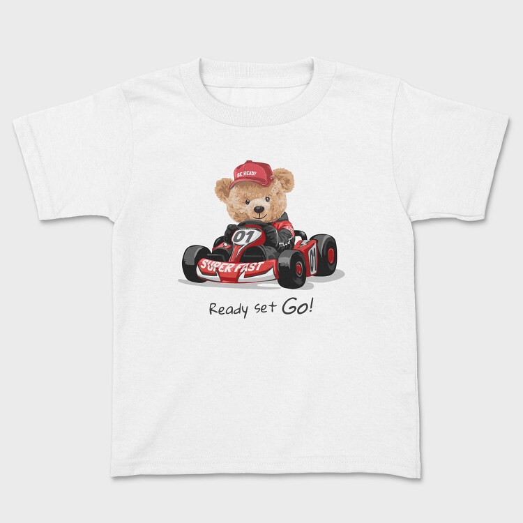 Teddy Race Car Go, Tricou Copii