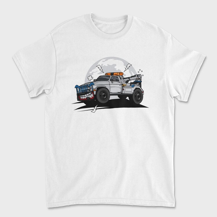Towtruck Teeth Rescue, Tricou Barbati (Unisex)