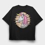 Unicorn Mane Magic, Tricou Oversize Barbati (Unisex)