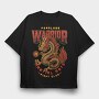 Warrior Dragon Martial Arts, Tricou Oversize Barbati (Unisex)