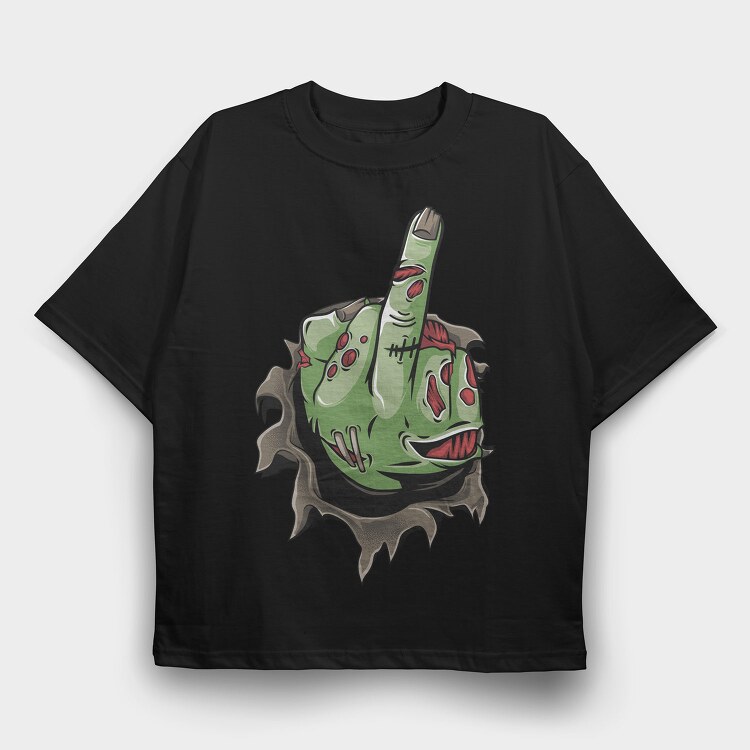 Zombie Claw Attack, Tricou Oversize Barbati (Unisex)