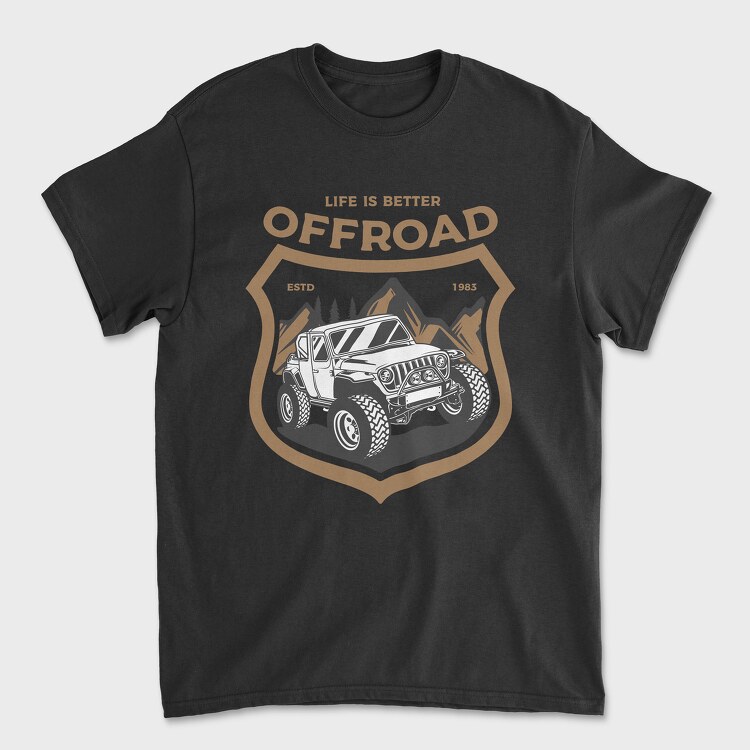 Tricou Barbati (Unisex), Off Road Jeep 1