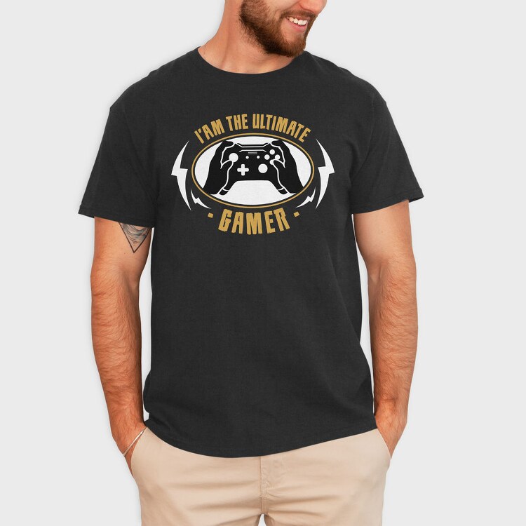 Gamers Ultimate Controller, Tricou Barbati (Unisex)