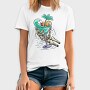 Skeleton Cocktail Paradise, Tricou Barbati (Unisex)