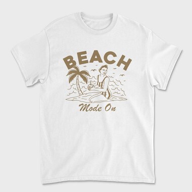 Beach Mode On, Tricou Barbati (Unisex)