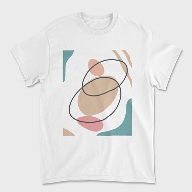 Boho Abstract 11, Tricou Barbati (Unisex)