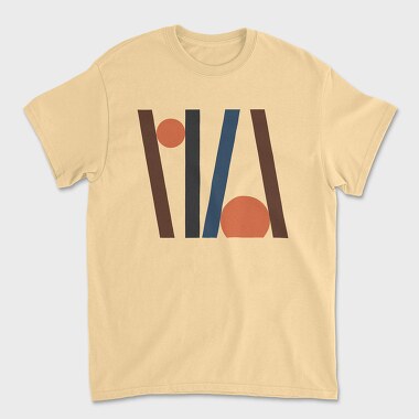 Boho Abstract 25, Tricou Barbati (Unisex)