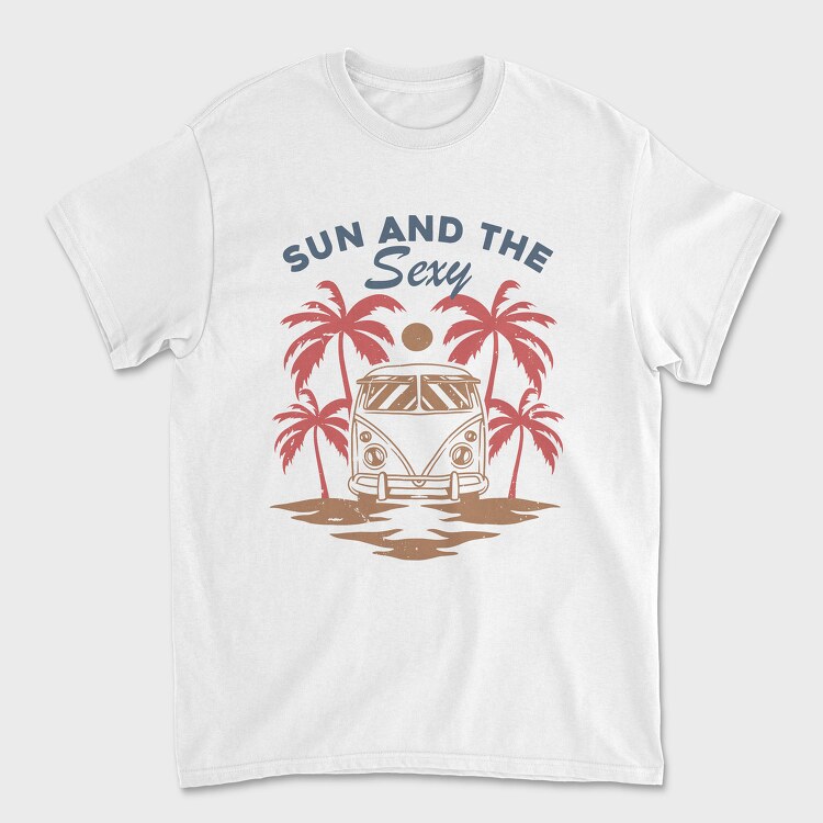 Sun and the Sexy, Tricou Barbati (Unisex)