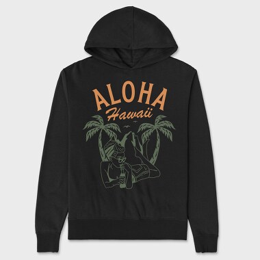 Aloha Hawaii, Hanorac Oversize Barbati (Unisex)