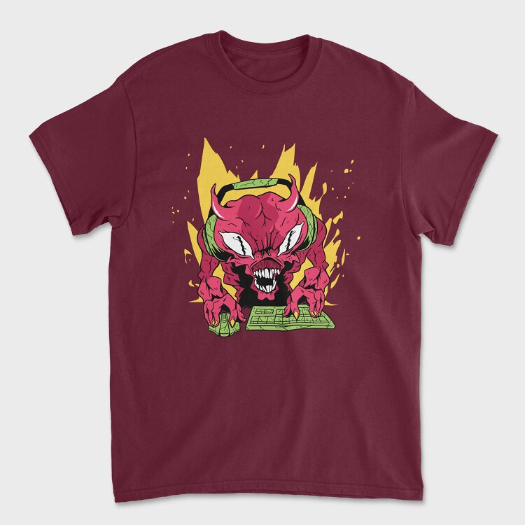 Demon Gamer, Tricou Barbati (Unisex)