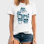Skull Faith, Tricou Barbati (Unisex)