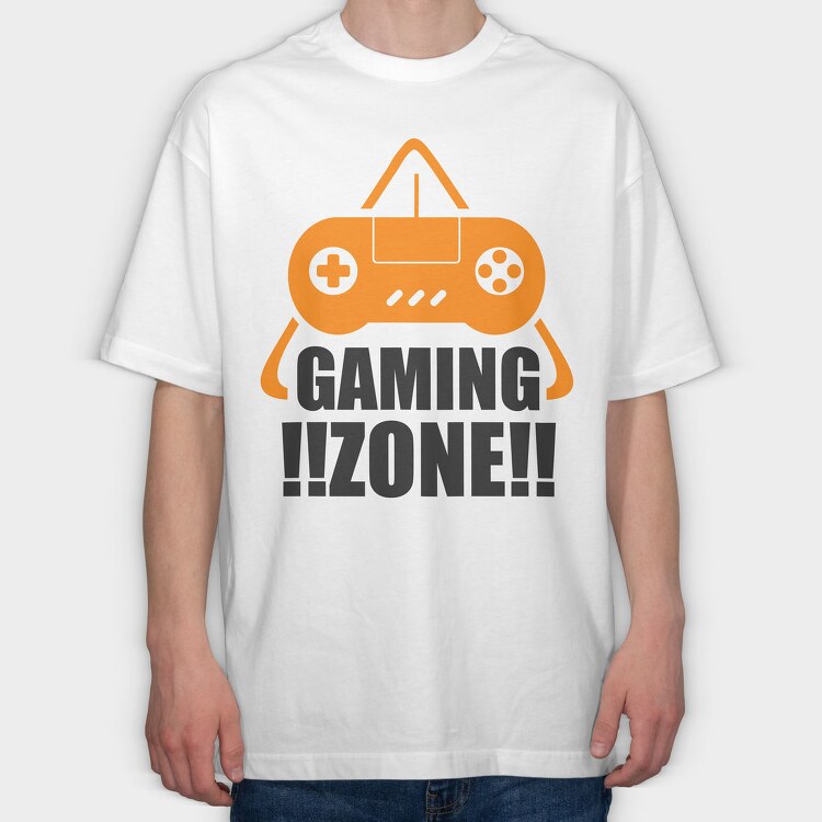 Gaming Zone Controller, Tricou Oversize Barbati (Unisex)