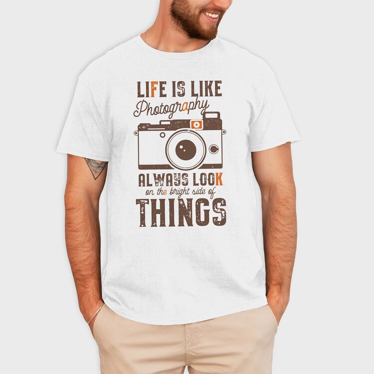 Life Is Like Photography, Tricou Barbati (Unisex)