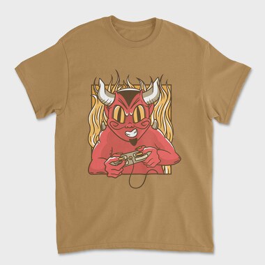 Tricou Barbati (Unisex), Devil Gamer