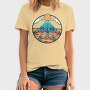 Camping Illustration, Tricou Barbati (Unisex)