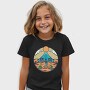 Camping Illustration, Tricou Copii