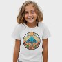 Camping Illustration, Tricou Copii