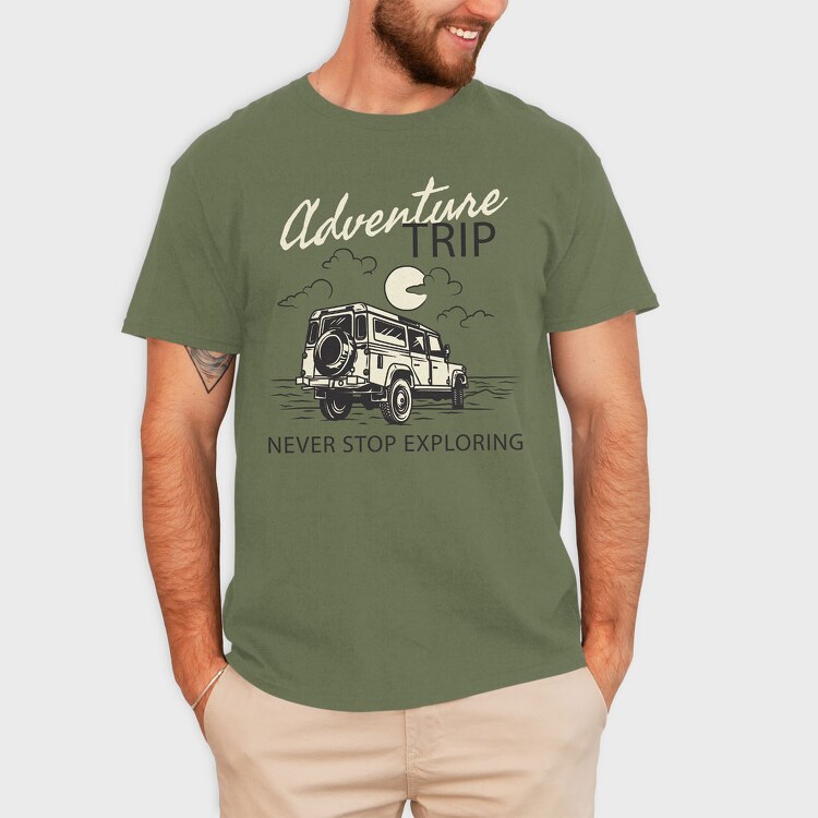 Adventure Trip, Tricou Barbati (Unisex)