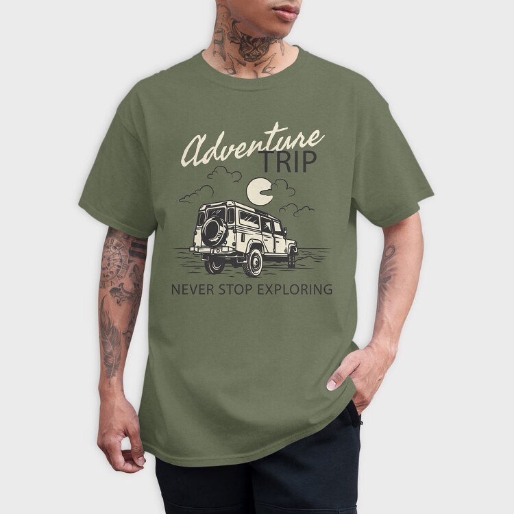 Adventure Trip, Tricou Barbati (Unisex)