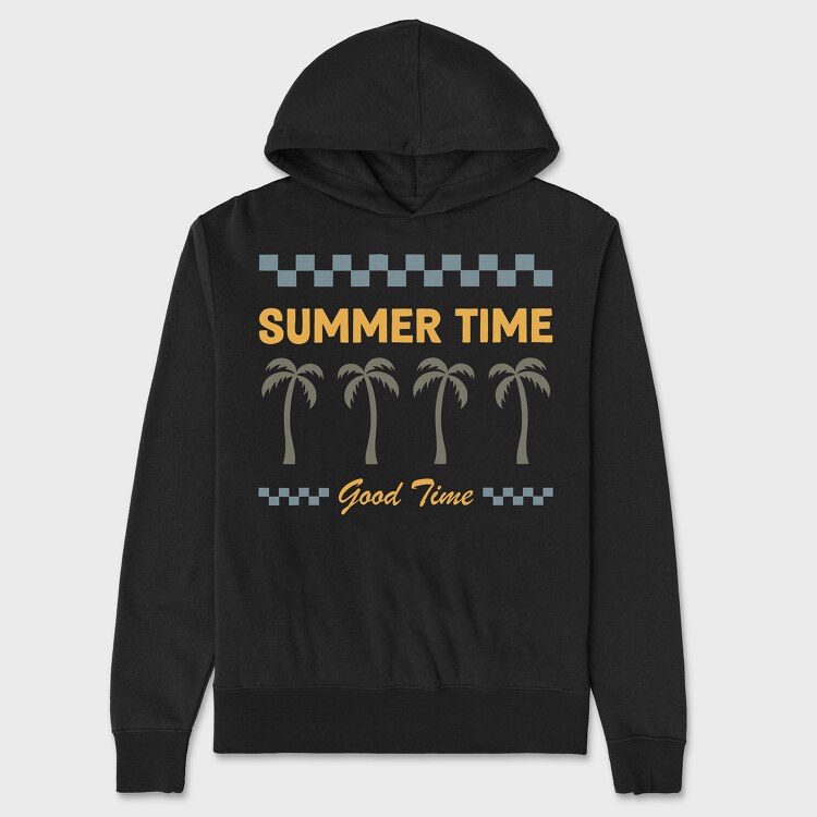 Summer Time Good Time, Hanorac Oversize Barbati (Unisex)