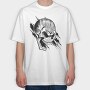 Skull Scream, Tricou Oversize Barbati (Unisex)