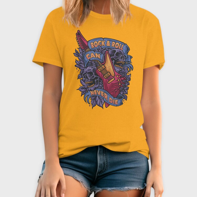 Rock and Roll Can Never Die, Tricou Barbati (Unisex)