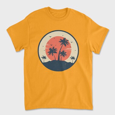 Retro Nature Outdoor 2, Tricou Barbati (Unisex)