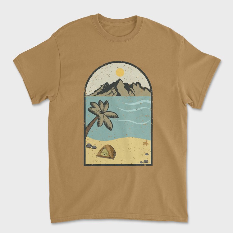 Retro Nature Outdoor 28, Tricou Barbati (Unisex)