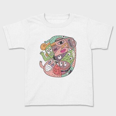 Abstract Monster 1, Tricou Copii