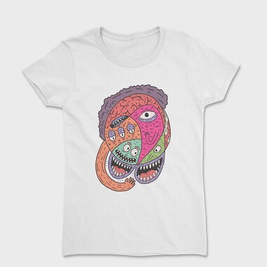 Tricou Femei, Abstract Monster 2