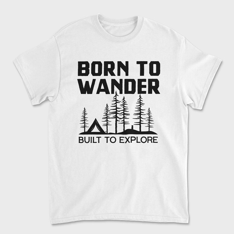 born to wander, Tricou Barbati (Unisex)