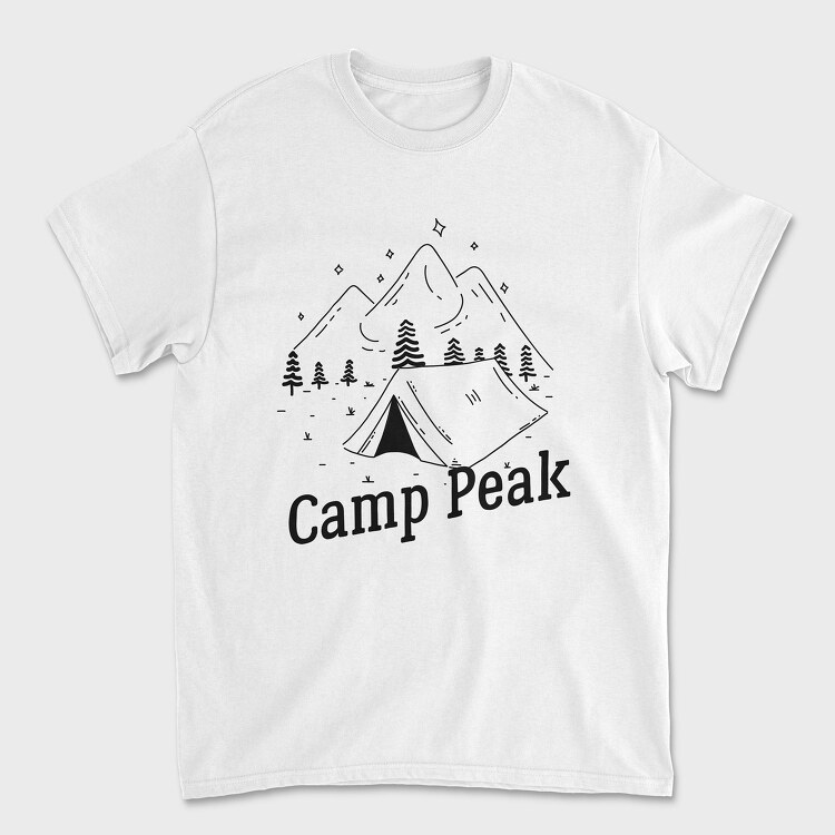 Camp Peak, Tricou Barbati (Unisex)