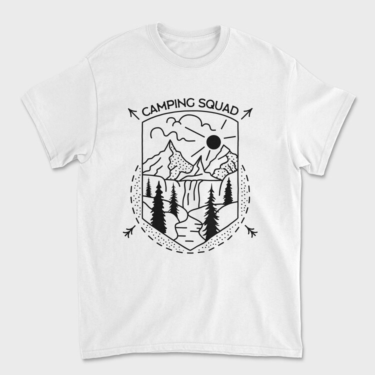 Camp Squad, Tricou Barbati (Unisex)