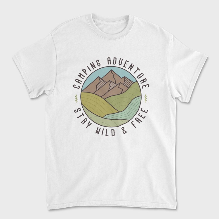 Camping Adventure, Tricou Barbati (Unisex)