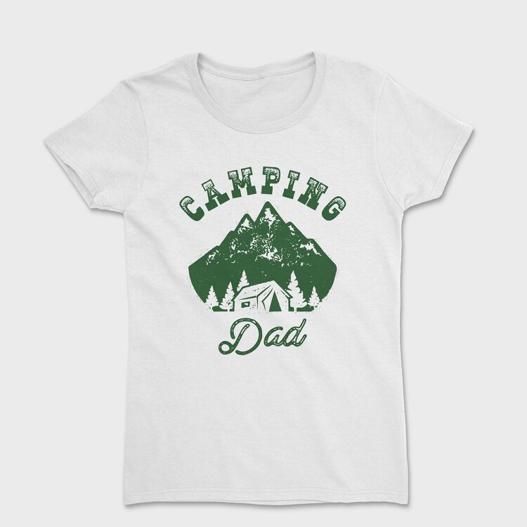 Tricou Femei, Camping Dad