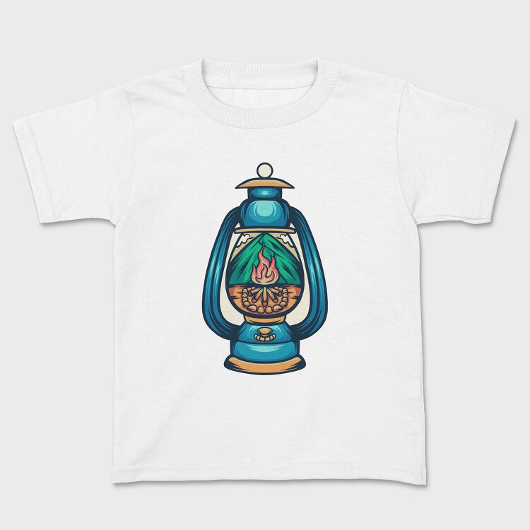 Camping Illustration 3, Tricou Copii