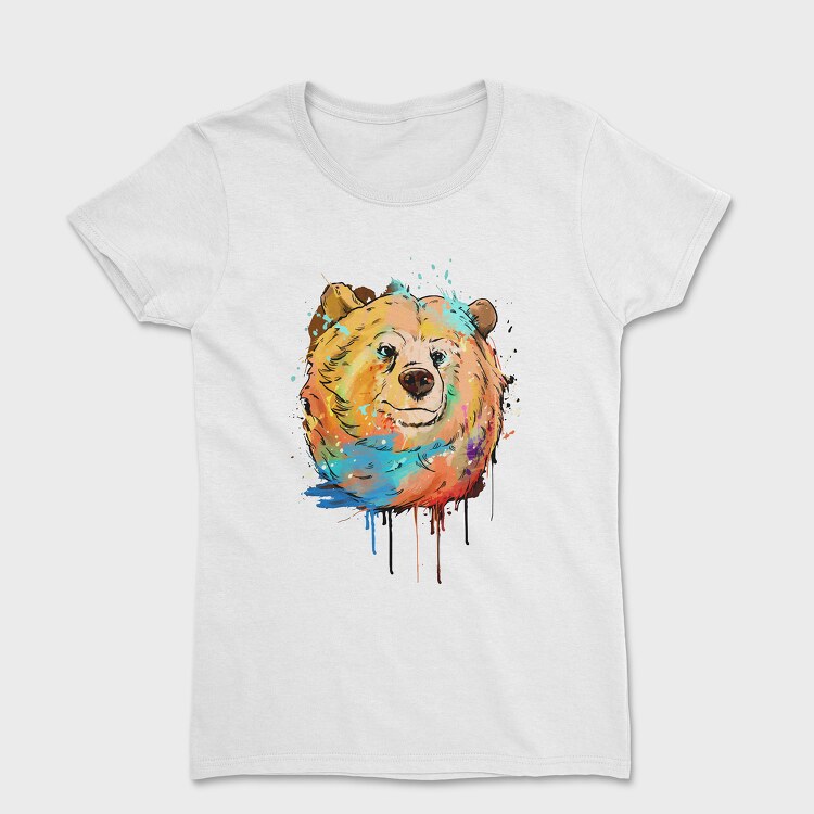 Colorful Bear, Tricou Femei