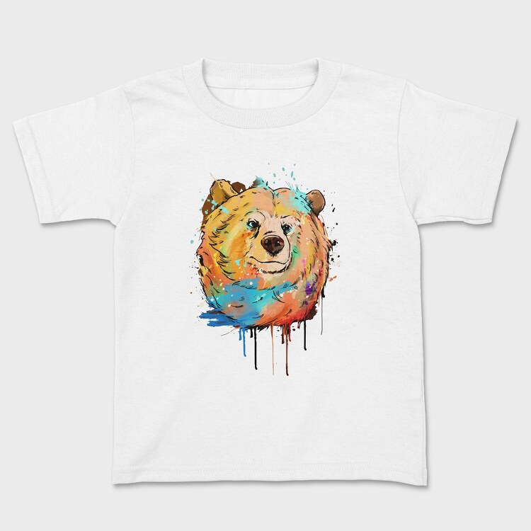 Colorful Bear, Tricou Copii