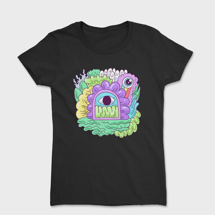 Colorful Creature 38, Tricou Femei